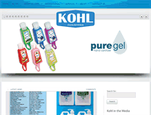 Tablet Screenshot of kohlindustries.com